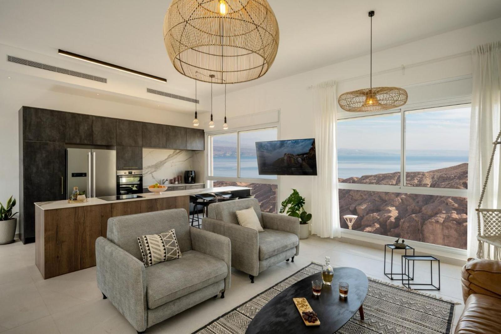 Apartamento Mountain And Sea View - Penthouse With Private Pool Eilat Exterior foto