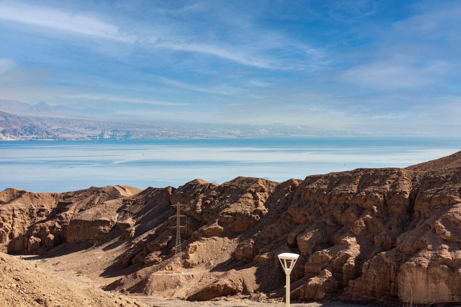 Apartamento Mountain And Sea View - Penthouse With Private Pool Eilat Exterior foto